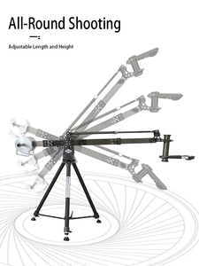 NSH CameraJib Crane Cámara de vídeo Equipo de filmación de películas de alta carga Accesorios de aluminio Equipo estable ajustable Profesional - Product Image 2