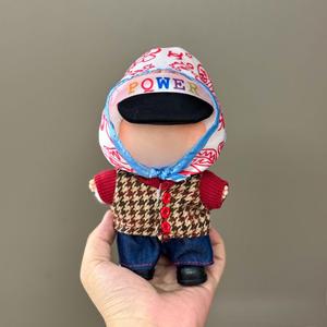 Ropa de Moda para Muñecas, Accesorios para Muñecas de Peluche de 17 cm, Traje con Tirantes, Material de Algodón, Estilo de Dibujos Animados, Alta Calidad, Escala 1:3 - Product Image 3