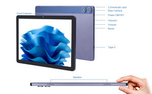 Tablet WIFI C idea de Fábrica China para Adultos, para Juegos, con Pantalla HD de 10.1 Pulgadas, Android 14, Octa Core, 8GB+128GB (gris) - Product Image 3