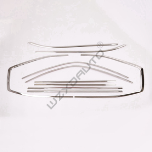 WZXD - Garniture de cadre de fenêtre de voiture en acier inoxydable, accessoires de moulage de fenêtre pour Land Cruiser LC300 2022 - Product Image 3