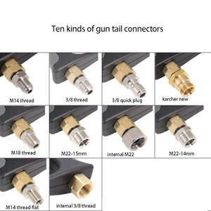 Pistola de Lavado a Presión Eléctrica de Conexión Rápida Italiana para Lavado de Autos 2200W 280bar/4000psi - Product Image 4