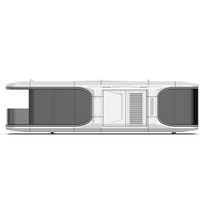 Maison modulaire en capsule spatiale moderne, maison mobile de luxe, 2 chambres, préfabriquée, mini-maisons en conteneurs pour hôtel