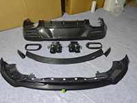Nouveauté 2026 pour Mercedes Benz V167 GLE63 AMG 2020+ : Kit carrosserie style Bra-B800 Rocket avec diffuseur et calandre en fibre de carbone sèche
