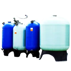 Industrieller Frp-Druckwassertank Wasseraufhellungsgefäß 3672 Frp-Tank mit Sandfilter