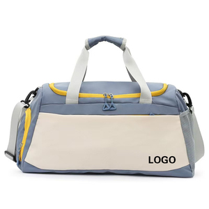 Sac de sport de loisirs pliable grande capacité, compartiment oblique, séparation sec/humide, compartiment à chaussures indépendant, fermeture éclair étanche - Product Image 1