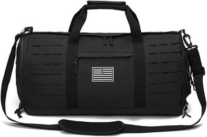 Sac de sport tactique en denim 40L grande capacité avec fermeture éclair pour homme – Idéal pour le quotidien et les voyages - Product Image 3