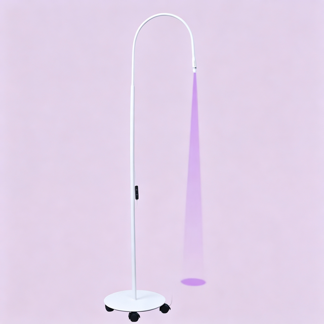 Floor UV Lash Extension Adjustable Use UV Lamp for LED Glue Extension Wheels Foot Pedal UV Light
