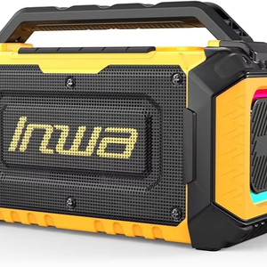 Altavoces Inwa de 2.0 Canales para Computadora, Salida de 5-10W, Gabinete de Bambú, Micrófono Integrado, Compatible con AirPlay - Product Image 1