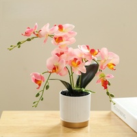 Nieuwe aanwinst decoratie bloemen orchidee binnenplant kunstplant pot simulatie vlinderorchidee planten bonsai