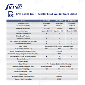 Máquina de Soldadura por Puntos de Alta Resistencia IKING SN7, Tipo Inversor IGBT <span class=keywords><strong>para</strong></span> Ingeniería de Acero en la Construcción - Product Image 6