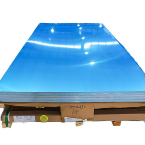 Lámina/Placa de Aluminio con Acabado Mecanizado y Película de PVC Azul - Product Image 2