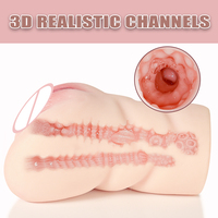 1,85 lb Dicke Weiche Innenwand Männlicher Masturbationsbecher Penis-Stimulationshülle Taschenmuschi Spielzeug Hautfarben 100% Wasserdicht Echtes Sexspielzeug