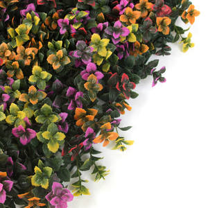 Skyjade 6 pièces minimaliste panneau mural artificiel buis arbustes 50cm plastique écran de confidentialité extérieur couloir fleurs <span class=keywords><strong>haie</strong></span> - Product Image 4