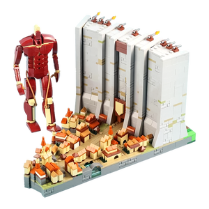 GoldMoc Creative <span class=keywords><strong>Manga</strong></span> Series Castle Bricks Juguetes por las paredes Building Blocks Toy Blocks Set - Product Image 3