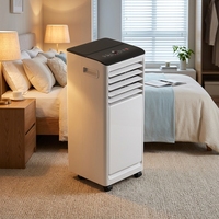 Climatiseur portable haute efficacité 3000 BTU R290 écologique, mobile, débit d'air max. 320m³/h pour chambre à coucher