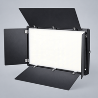 Panneau lumineux vidéo LED RGB portable avec 4 volets, lumière d'appoint bicolore rechargeable pour la photographie, le streaming et le studio