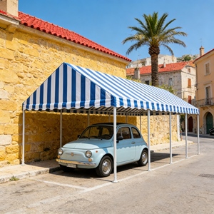 Espacioso carport familiar para acampar con extensión <span class=keywords><strong>de</strong></span> área <span class=keywords><strong>de</strong></span> estar para espacio exterior cubierto junto a vehículos - Product Image 2
