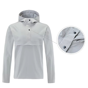 SHWL8784 AOLA Custom Logo Sports Windbreaker Black Fleece <strong>Wind</strong> <strong>Breaker</strong> Waterproof Hiking Winter Men's Running Jackets - Product Image 2