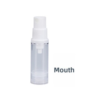 Botellas de Viaje Cilíndricas al Vacío con Bomba de Tubo Delgado, Pulverizador Transparente para Lociones, Sueros, Cosméticos, Botellas Vacías para Muestras - Product Image 5