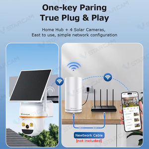 <span class=keywords><strong>Vstarcam</strong></span> ระบบกล้องวงจรปิดไร้สาย E30-4ระยะไกลไร้สาย3MP ชุด nvr แบตเตอรี่ขับเคลื่อนกล้องวงจรปิดชุดกลางคืนสีเต็มรูปแบบ - Product Image 5