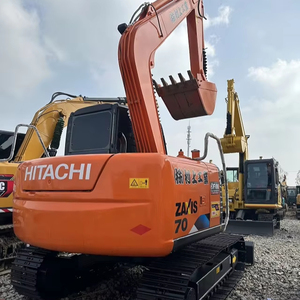 Mini-excavatrice Hitachi Zx70 d'occasion certifiée CE, rotation zéro, largeur 1,4 m, moteur d'origine, faible consommation de carburant - Product Image 3