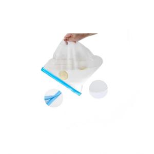 Huamaohengchun Reusable Freezer Bags 2 Gallon 13"x15.6", Leakproof BPA Free Food Storage Bags for Marinate Meats, Vegetables - Product Image 1