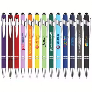Bolígrafos Metálicos Promocionales Personalizados al por Mayor con Logotipo, Bolígrafo con Punta Táctil para Pantalla, Bolígrafo de 1.0 mm para Regalo - Product Image 1