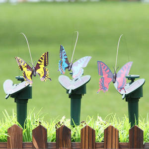 सौर की अगुवाई वाले बगीचे की तितली, रोटरी सिमुलेशन आईपी 65 टिकाऊ कांच के शरीर की बैटरी बाहरी उपयोग के लिए संचालित - Product Image 3