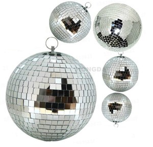 Disco <strong>Mirror</strong> <strong>Ball</strong> 10cm-50cm RGBW LED Light Source Indoor Outdoor Ballroom Glass Reflecting <strong>Ball</strong> for Decorations - Product Image 1