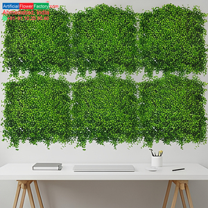 Artificial Vertical Garden Tile Dense Green Foliage <b>Wall</b> <b>Panel</b> UV Resistant Decorative Greenery Mat for Indoor - Product Image 6