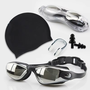 <span class=keywords><strong>Occhialini</strong></span> da <span class=keywords><strong>Nuoto</strong></span> per Adulti Regolabili <span class=keywords><strong>con</strong></span> Tappi per Orecchie, Clip Nasale e Cuffia - Product Image 2