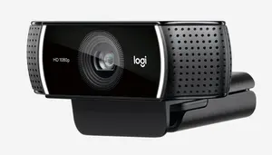 Logi-tech C922proHDカメラマイクドライブ付きライブ会議コンピューターデスクトップカメラ用の無料ホストライブWebクラス教育