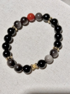 UM Jewelry <b>Copper</b> Fashionable and Delicate Beaded <b>Bracelet</b> For Unisex Daily Wear and Gift - Product Image 3