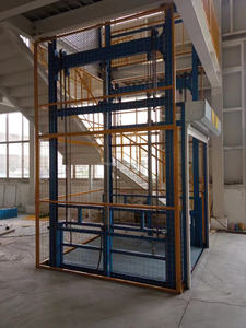 Harga terbaik disesuaikan perumahan komersial kargo listrik <span class=keywords><strong>lift</strong></span> dalam ruangan luar ruangan Vertikal rel kargo <span class=keywords><strong>lift</strong></span> Platform - Product Image 2