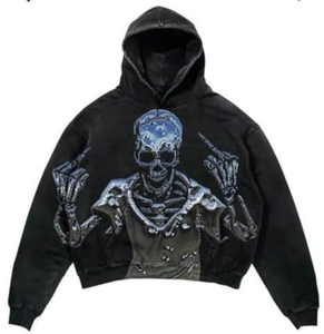 <span class=keywords><strong>Sudaderas</strong></span> con capucha de estilo callejero de moda de viernes negro de Halloween personalizadas <span class=keywords><strong>sudaderas</strong></span> con capucha de impresión unisex para hombres y mujeres - Product Image 2