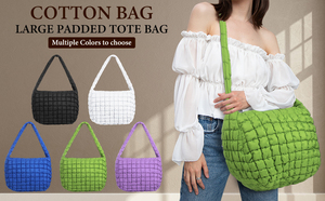 Bolso Tote Ligero de Gran Capacidad, Bolso Acolchado de Moda, Bolso Tote Grande, Bolso de Mano - Product Image 6