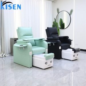 KISEN Professional Luxury New Foot Spa Jet Electric Adjustable Full Massage Manicure and Pedicure Chair for Beauty Nails Salon - Product Image 4