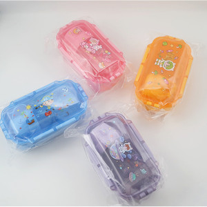 Cartoon Childrens Lunchbox Set 21x12x7.5cm Rectangle Seal Lid Leak Proof Bento <b>Box</b> For <b>Kids</b> Student Food <b>Storage</b> - Product Image 1
