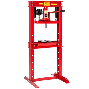 <span class=keywords><strong>Presse</strong></span> <span class=keywords><strong>d</strong></span>'<span class=keywords><strong>atelier</strong></span> <span class=keywords><strong>hydraulique</strong></span> réglable de 12 tonnes, pratique à utiliser - Product Image 1