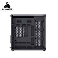 Gabinete Gaming AntarcChill Black Full Tower Panorámico con Panel de Vidrio Frontal y Lateral, Compatible con AIO de 360mm, ATX, USB 3.0