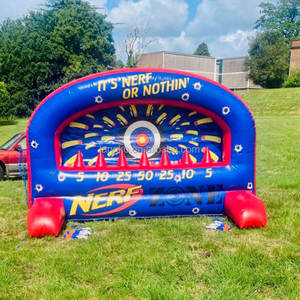 Area Giochi Gonfiabile per Bambini, Gioco Sportivo Indoor, Gioco di Tiro <span class=keywords><strong>Nerf</strong></span>, Popolare Chateau Gonflable per Feste - Product Image 1