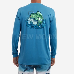 Camiseta de Pesca Personalizada en Oferta, Transpirable, con Protección UV UPF50+, de Secado Rápido, con Spandex, para Hombre - Product Image 5