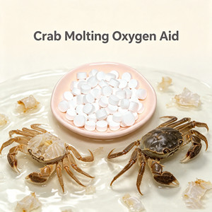 Comprimés d'oxygène de marque HS pour la réanimation des poissons, crevettes et crabes en cas d'hypoxie dans les étangs, avec vitamines et acides aminés de qualité alimentaire - Product Image 3