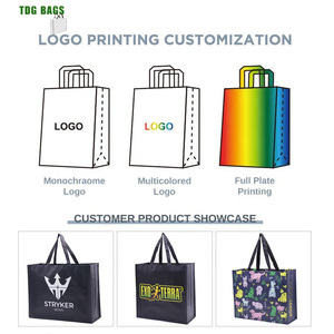 <span class=keywords><strong>Bolsa</strong></span> de Compras Reutilizable de Polipropileno Tejido Ecológica con Impresión de Logo y Doble Asa - Product Image 4