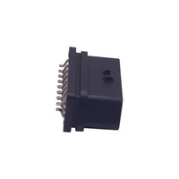 OEM J1962 OBD2 Schwarz Gefalteter Femael16-Stiftstecker OBDII-Paar Biege buchse