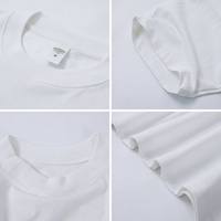 Zwaargewicht katoenen oversized heren T-shirt 300gsm O-hals korte mouw custom logo streetwear zomer casual T-shirts