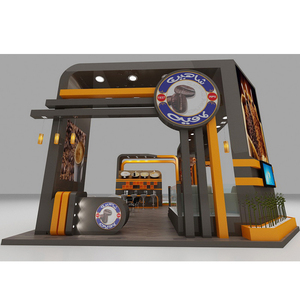 Chiosco Moderno per Caffetteria con Stand, Chiosco Alimentare in Legno di Alta Qualità per Centro Commerciale, Bancone Bar Personalizzato con Design Gratuito - Product Image 1