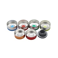Flacons d'injection en verre stériles pharmaceutiques LANJING Mini, capacité 1 ml, 2 ml, 3 ml, avec couvercle à vis en aluminium et couvercle en plastique