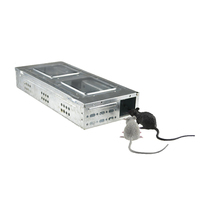 Boîtes à appâts pour rats à couvercle transparent, cage à souris en métal, piège à souris, cage à piège humaine, piège en métal