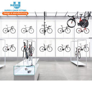 Expositor de Bicicletas de Montaña, Decoración para Salas de Exposición Deportiva, Ciclismo Urbano, Motocicletas, Diseño Interior de Tiendas de Bicicletas - Product Image 2